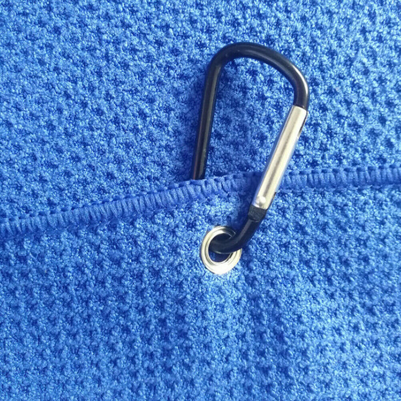 Golf Towel Waffle Cycling Sports Running Yoga Fitness Towels with Buckle Clip