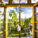 Crystal Diamond Angel Tears Catching Light Hanging Wind Chimes Decor (B) Newly