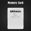 V1.966 Free McBoot 8MB Memory Cards for Sony PS2 Game Data Console (White) Newly