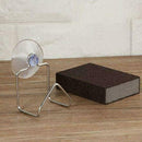 Steel Portable Suction Cup Drain Rack Cleaning Draine Dish Cloth U6K9 S6E5