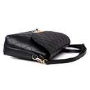 Fashion Elegant Diamond Lattice PU Handbags for Women Pure Flap Messenger Crossb