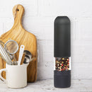 Electric Pepper Mill Automatic Gravity Shaker Salt Grinder Kitchen Tool