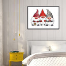 Full Drill Round Rhinestone Christmas Gnome Goblin DIY 5D Mosaic Painting K