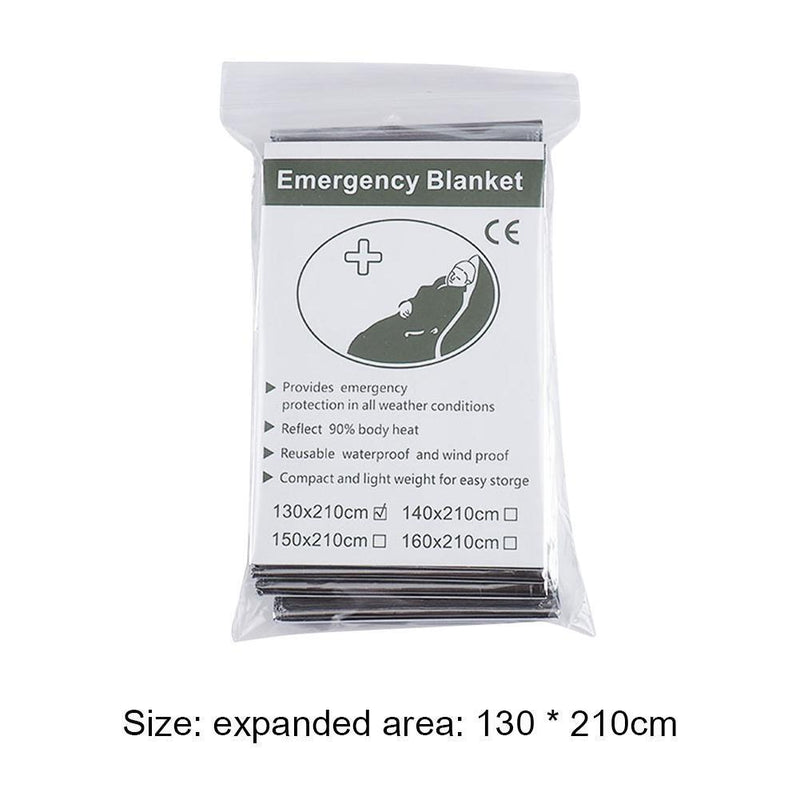 BLOOOK life blanket f? the outdoor, outdoor thermal emergency blanket silverf