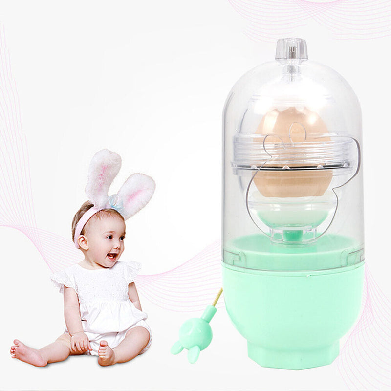 Manual Egg Shaker Egg Scrambler Puller White Yolk Mixer Blender (Green)