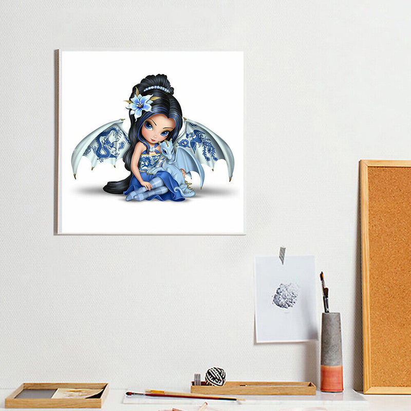 11CT Elves Stamped Partial Cross Stitch Needlework Embroidery DIY Wall Art