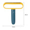 Portable Lint Remover Pet Hair Dust Brush Home Clothes Shaver (Yellow Blue)
