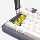 2 in 1 Mechanical Keyboard Key Cap Puller Universal Shaft Remover (Black)