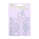 2pcs Happy Dance Day Cutting Die Stencil Scrapbook Embossing DIY Album Card