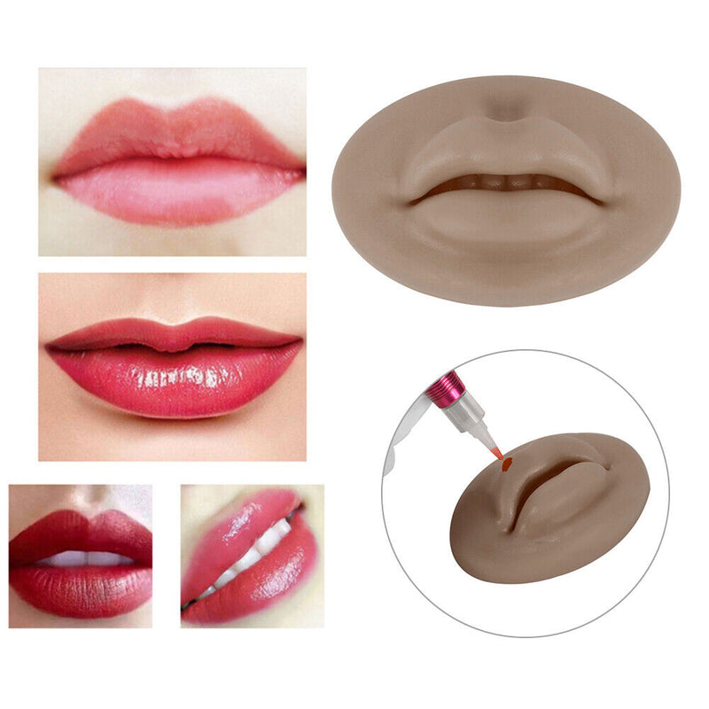 Permanent Makeup Practice Soft Elastic Silicone Practice Lips Skin for Beginners