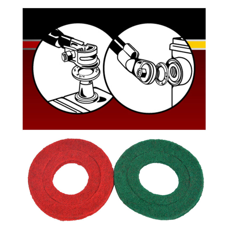 10pcs BC2127 Auto Vehicle Battery Protect Ring Mat Thick Felt Anti-Corrosion Pad