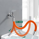 Faucet Extender Kitchen Bathroom Water Tap Extension Filter (Orange 20cm)