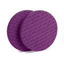 2pcs Yoga Mat Cushion Fitness Exercise Knee Balance Support Pads (Purple) Newly