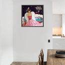DIY Full Round Drill Diamond Painting Noblewoman Mosaic Rhinestone Art