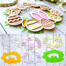 Happy Easter Bunny Garland Home Outdoor Garden Door Decoration A5Z0 L1X2