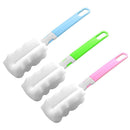 3pcs-Sponge Long Handle Cup Brush Baby Glass Bottle Kitchen Cleaning Tool