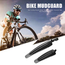 2pcs MTB Mountain Bike Rear Front Mudguard PP Bicycle Splash Fender Guard Set