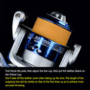 25x Sea Rod Spinning Fishing Reel Belt Leather Sleeve Wheel Rubber Band (L)