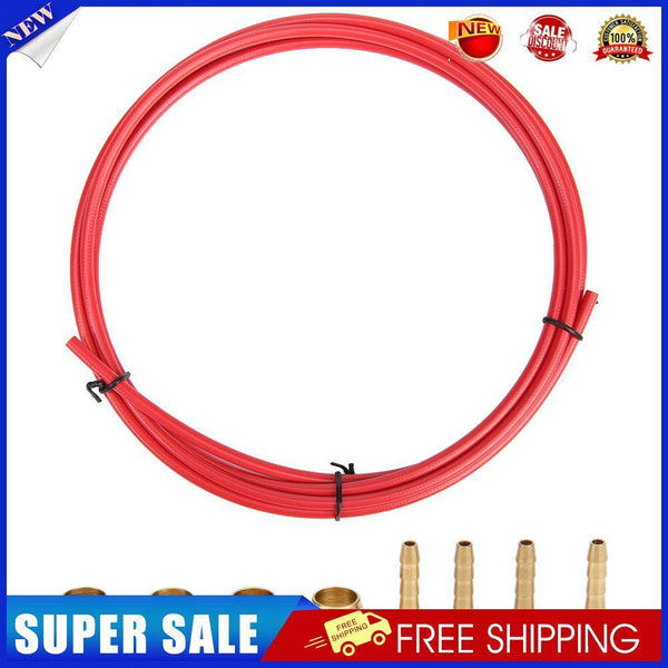 Bicycle Hydraulic Disc Brake Oil Tube MTB Bike Brake Pipe for Shimano (Red)