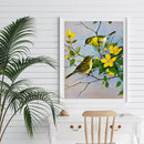 5D DIY Full Drill Diamond Painting Chatting Bird Cross Stitch Embroidery