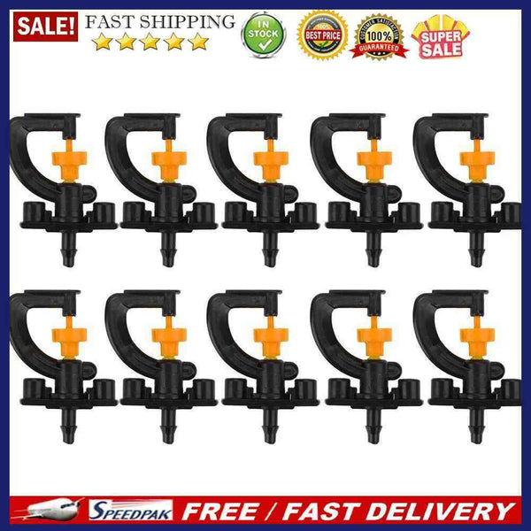 100pcs 360°Rotary G Type Micro Nozzle Sprinkler Plant Irrigation Atomizing