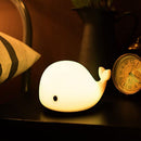 Clap Light 7 Colors Decompression Cute Night Light Silicone Dolphin Shaped