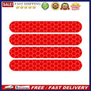 4pcs Electric Scooter Skateboard Stickers Safety Protective Reflective Deca