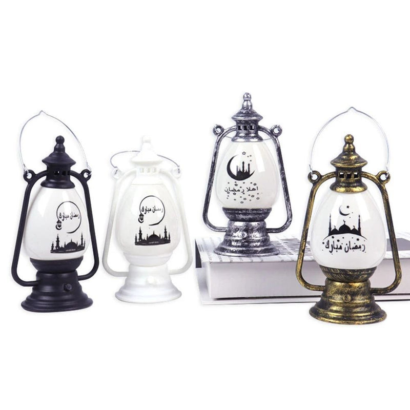 Decoration LED Lights Candlestick Wind Light Eid Al Fitr Ramadan Home Lamp
