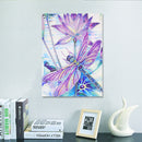 5D DIY Special Shaped Diamond Painting Dragonfly Cross Stitch Mosaic Kits Newly