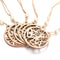 Wooden Pendants Christmas Decorations Xmas Tree Wood Chip Hanging Ornaments