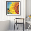 5D Diamond Painting Half Sunflower Full Round Drill DIY Picture Home Decorations