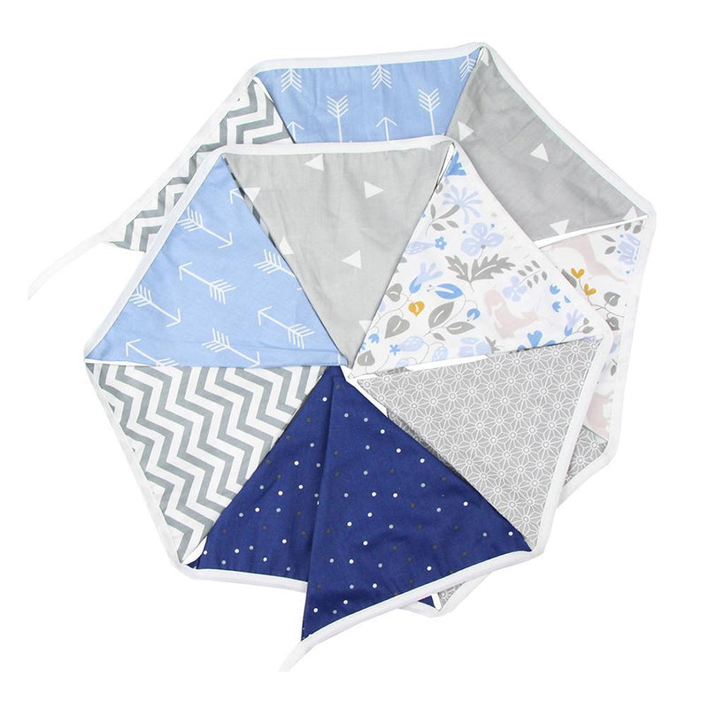 12 Flags 3.2m Double-sided Bunting Pennant Wedding Party Decorative Banner