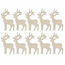 Decorations Wooden Elk Decor Reindeer Hanging Card Christmas Tree Hanging