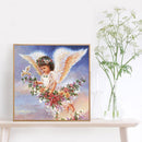 5D DIY Diamond Painting Angel Girl Full Drill Art Wall Pictures Rhinestone Gift