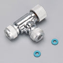 CO2 Trimming Valve Aquarium Dioxide Bubble Valve Regulator Refiner (Double)