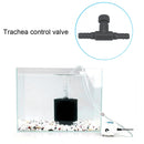 5pcs Aquarium Fish Tank Air Line Flow Control Regulate Valve Switch (Black)