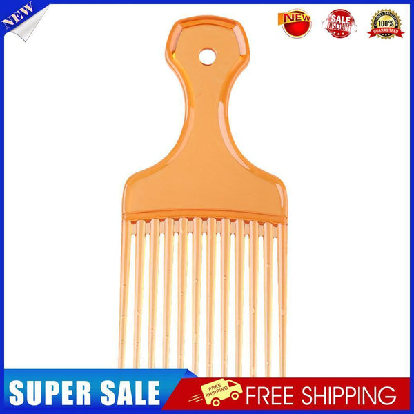Hair Fork Comb Hairdressing Curly Insert Brush Hair Styling Tool (Orange)