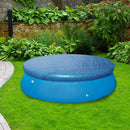 Round Swimming Pool Covers Cushion Waterproof Dustproof Tarpaulin (305cm) Newly