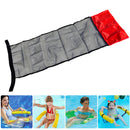 Floating Water Hammock Lounger Swimming Pool Chair Bed Net Cover (Red) Newly