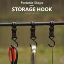 Outdoor Camping Moveable Hook Hanging Storage Rack S-Shaped Hanger (5pcs)