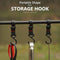 Outdoor Camping Moveable Hook Hanging Storage Rack S-Shaped Hanger (5pcs)