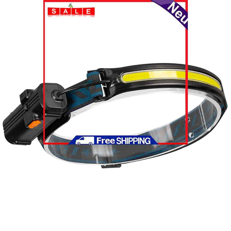 Bright 350lm Outdoor Lighting Tool Impact Resistant Motion Sensor Headlamp