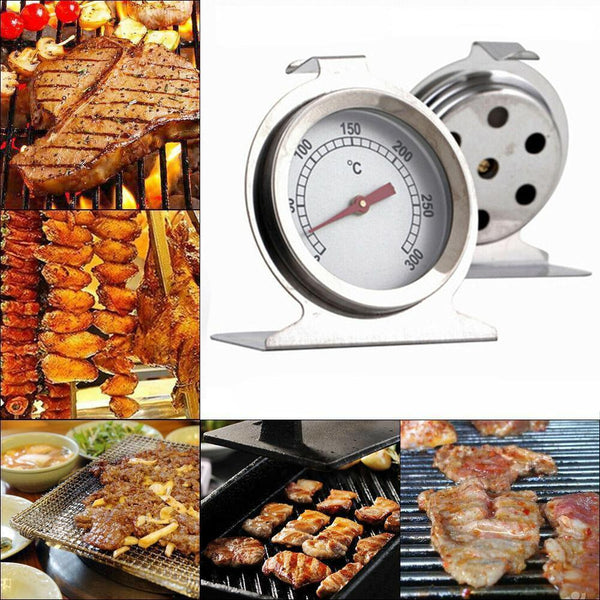 Food Cooker Oven Thermometer Thermometer Gauge Temperature Best Steel R7C4