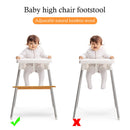 Baby Feeding Seat Foot Rest Adjustable Height Safe Foot Pedal with Rubber Ring