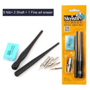 Stationery Art Eraser Nib Painting Tools Calligraphy Tip Manga Pen Set