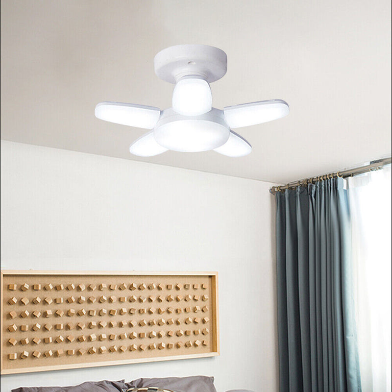 5+1 Leaves E27 Folding Garage Leaf Light Mini LED Household Bulb (165-265V)