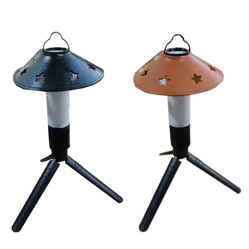 Camping Lantern Flashlight - Super Bright LED Emergency Lights (Brown)