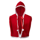 Xmas Shawl Vest Cap Santa Claus Cape Leichte Samt-Anziehkleidung.