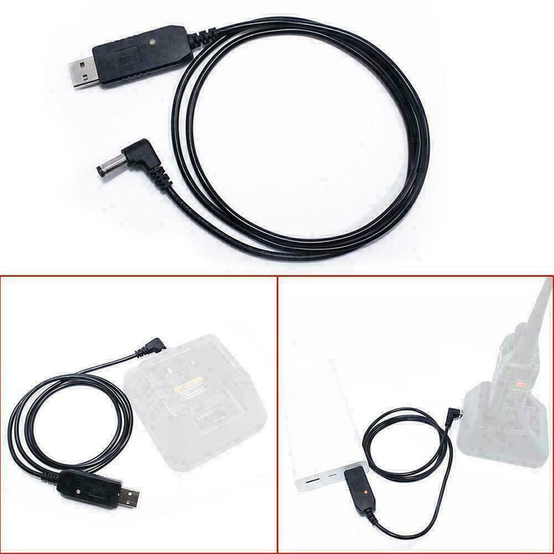 For Baofeng UV5R / UV82 / BFF8HP / UV9R Walkie Talkie charger adapter O8H1 K6H8