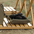 Canvas Storage Box Desktop Key Jewelry Sundries Lipstick Folding Tray (S) Newly